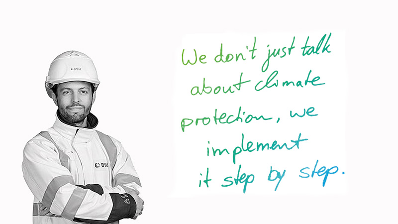 We don’t just talk about climate protection, but implement it step by step.
