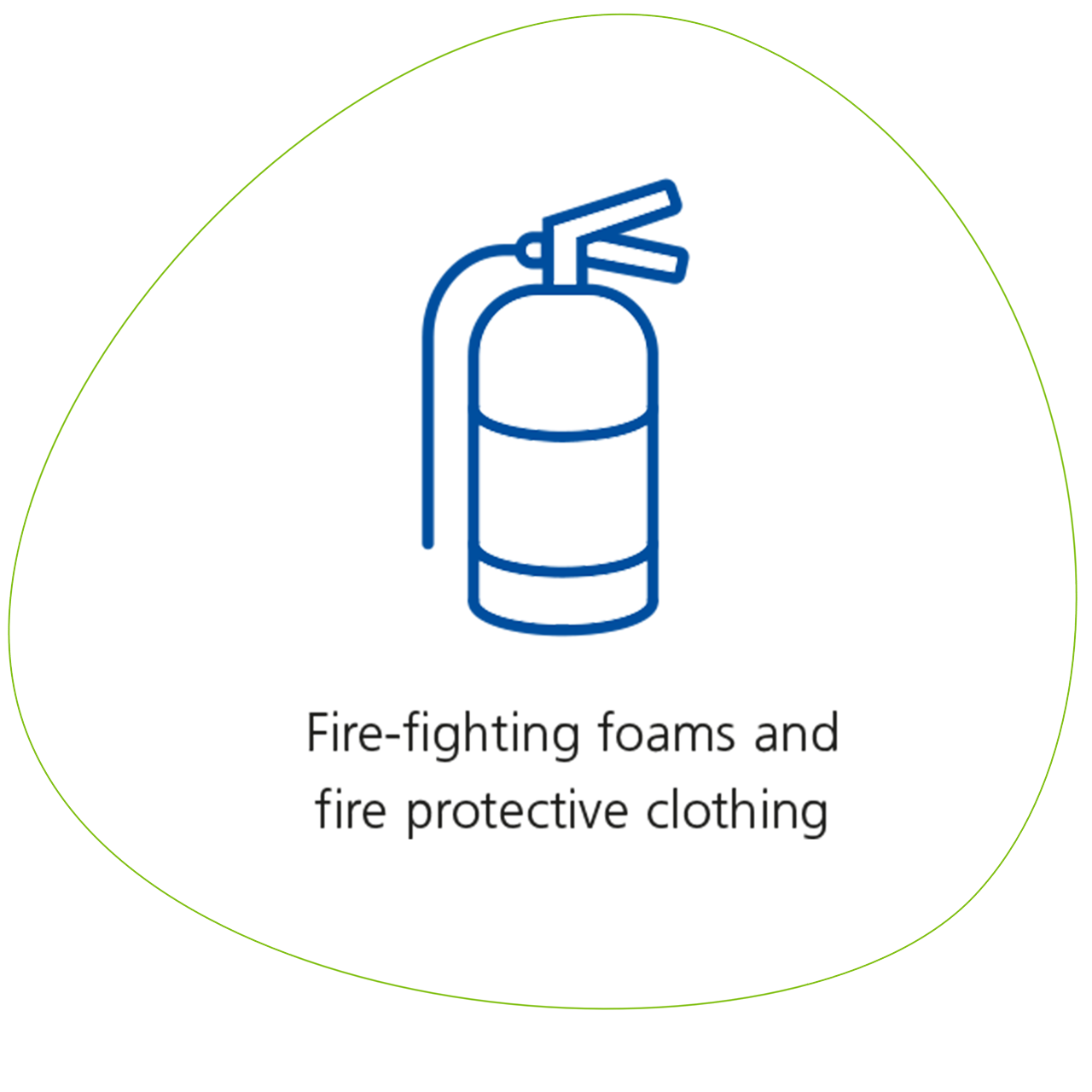 PFAS in fire fighting icon