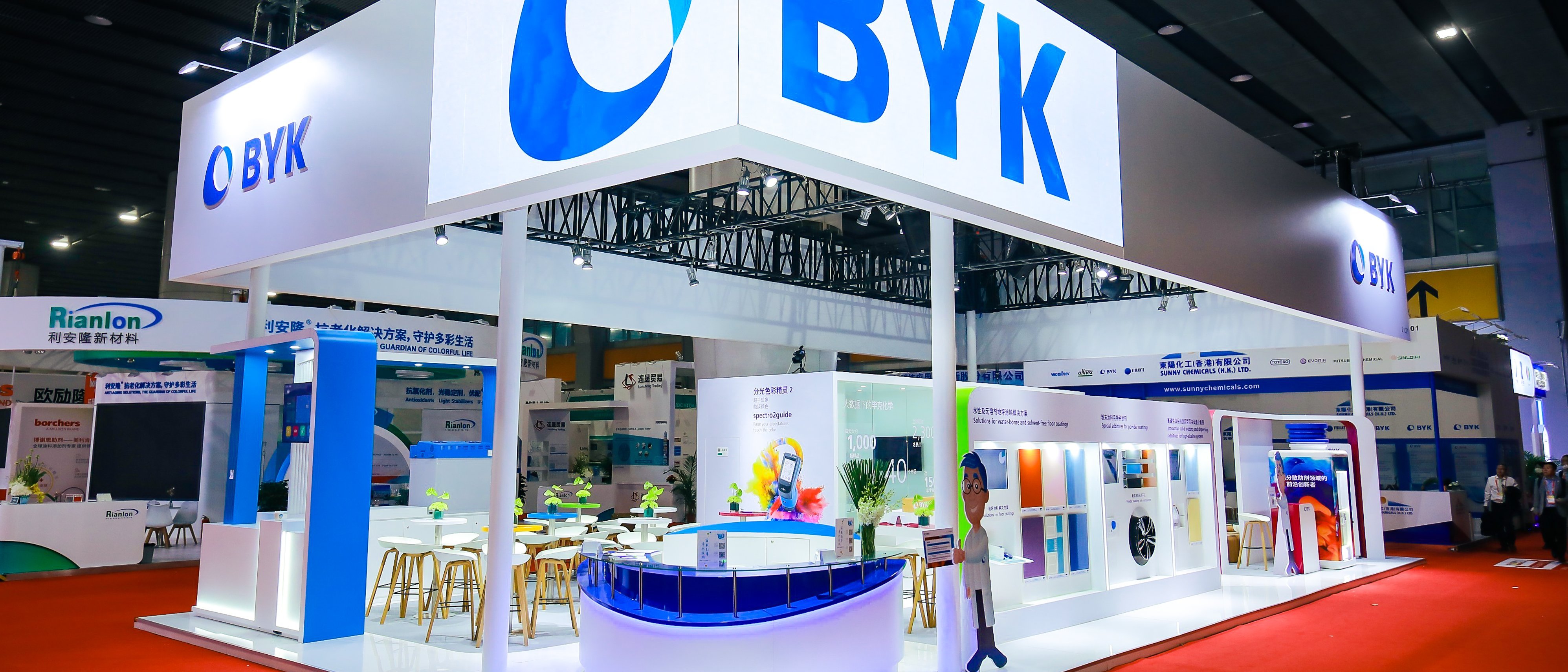 BYK booth at Chinacoat 